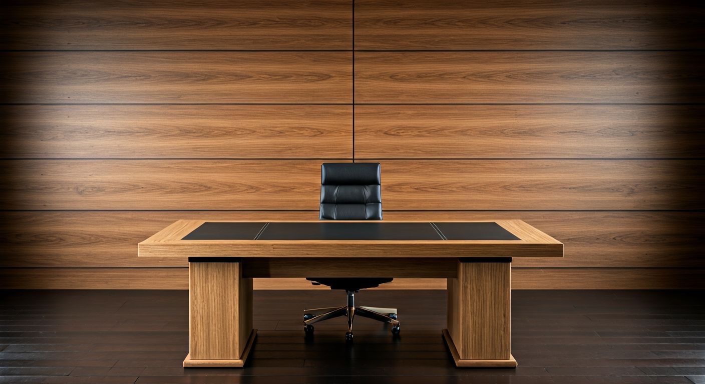 роскошный дубовый офисный стол