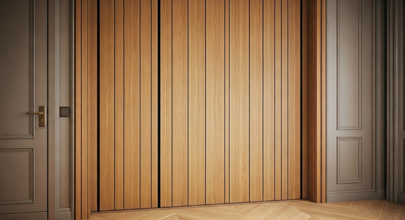 роскошная прихожая со скрытым щитком