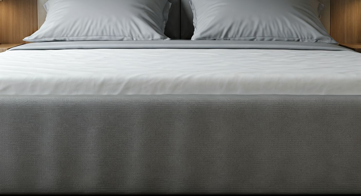 Крупный план отельной кровати