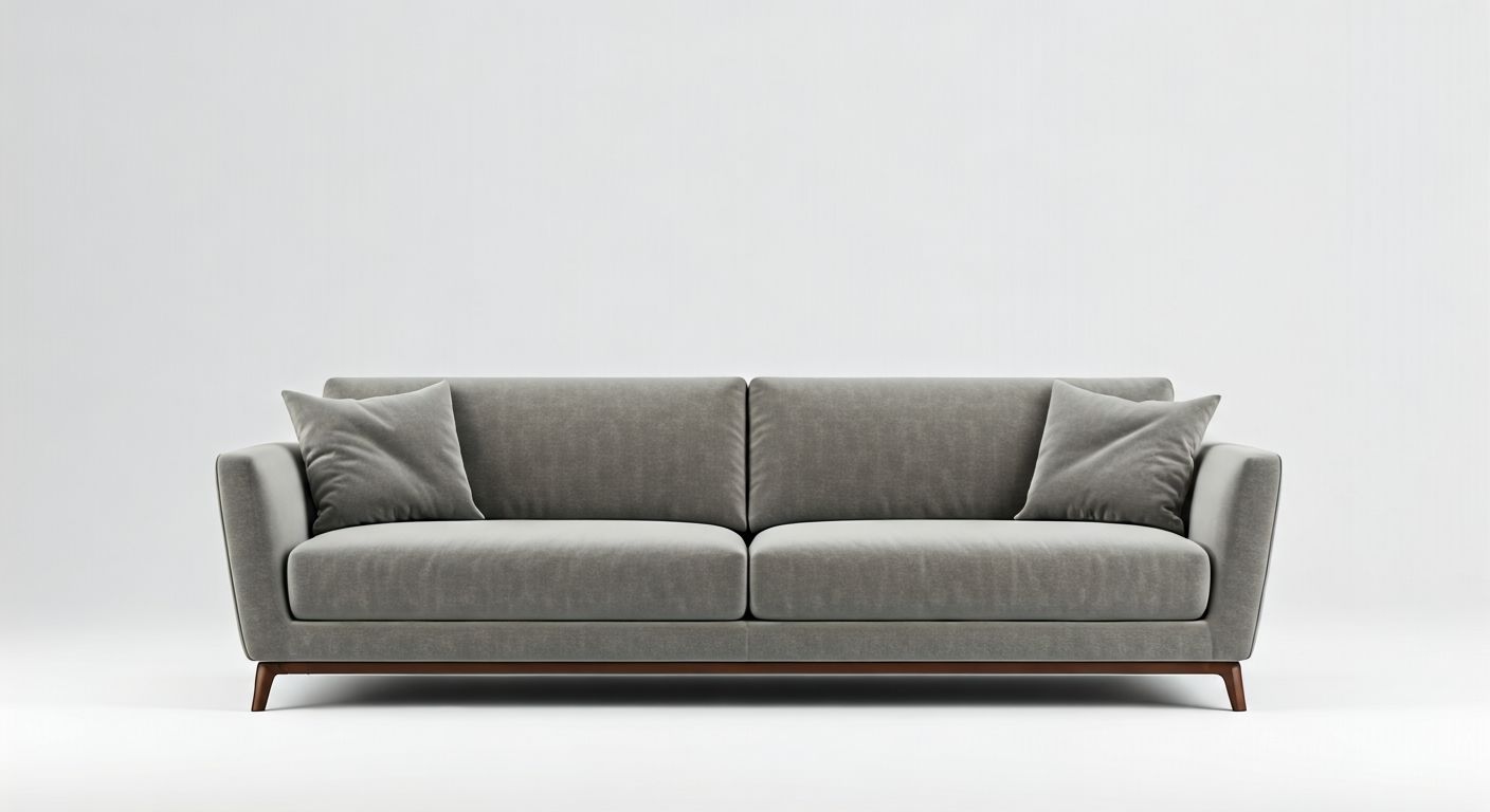 Роскошный диван на студийном фоне