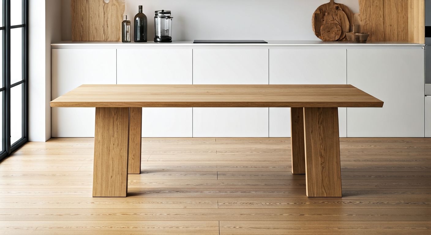 Роскошный обеденный стол в интерьере