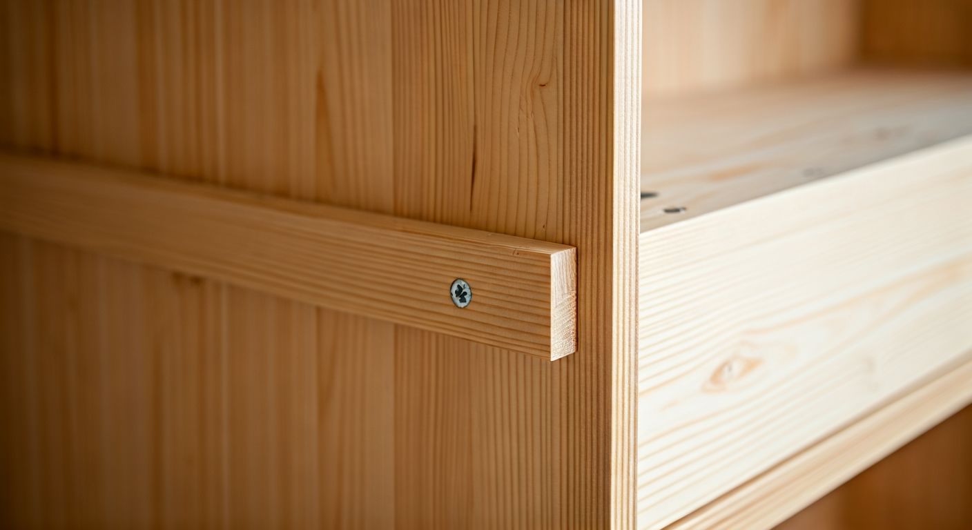 макро сборка шкафа с евровинтами