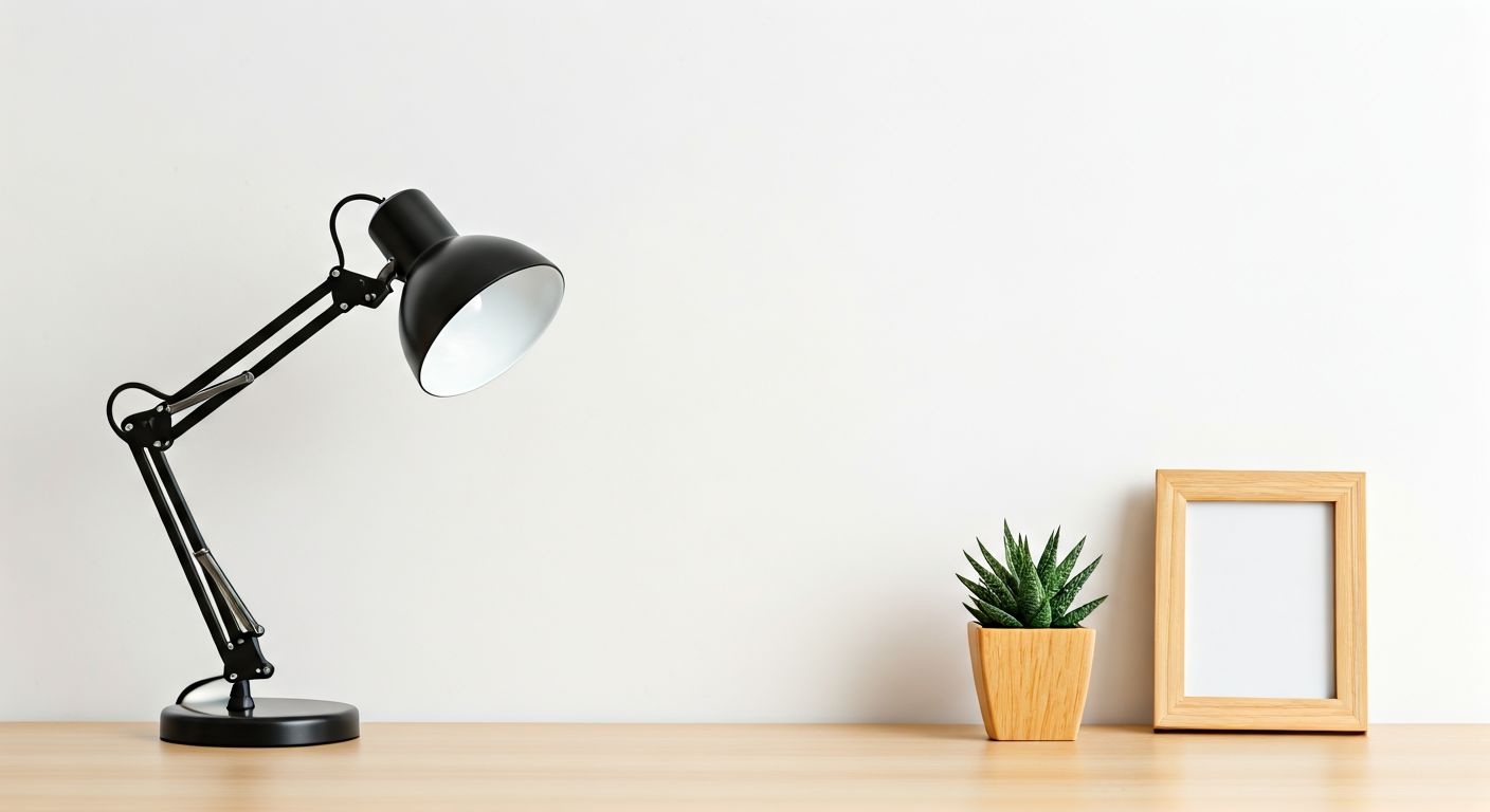 Декорированный минималистичный деревянный письменный стол