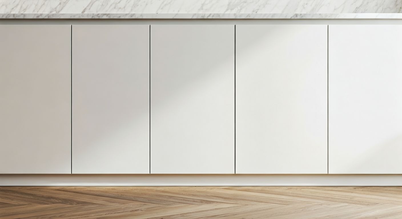 Роскошный шкаф-пенал в современной кухне