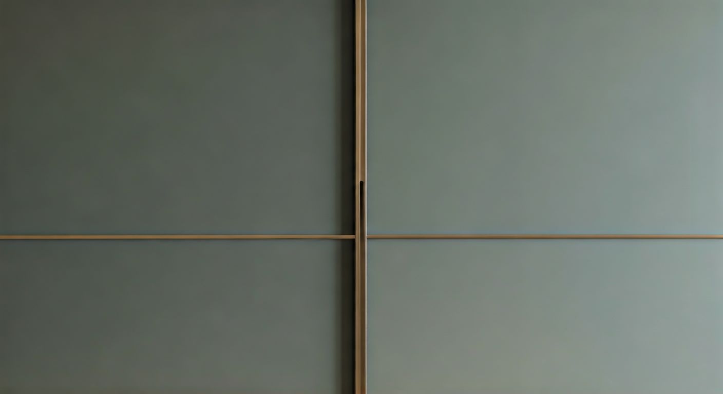 Деталь матового стекла и подсветки шкафа