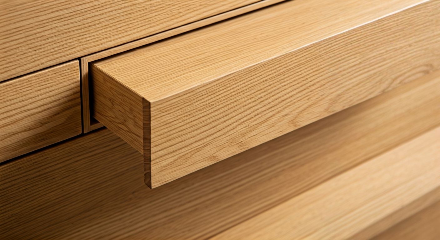 детализированный комод с фасадом без ручек