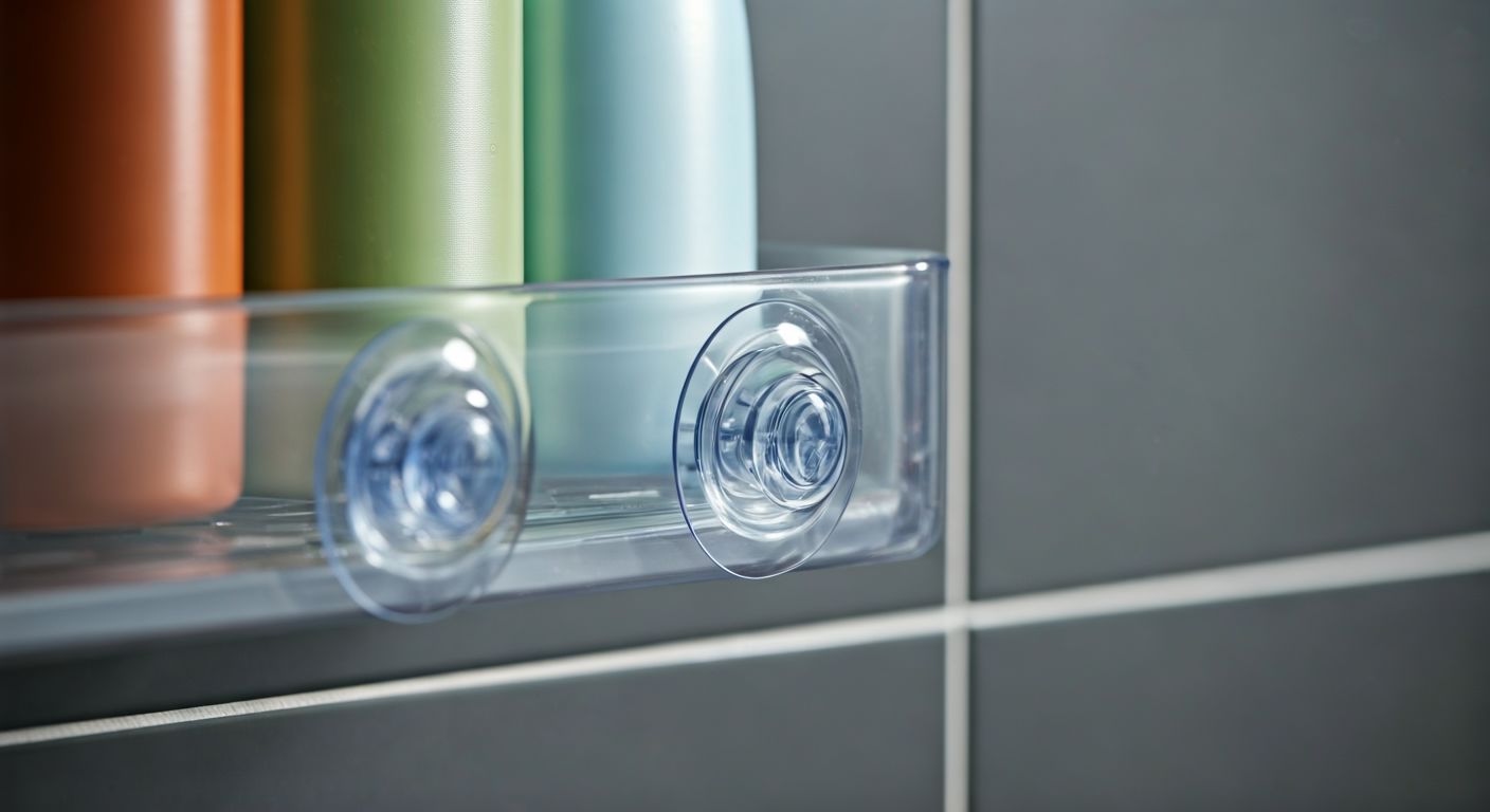 Детальный вид присосок на плитке