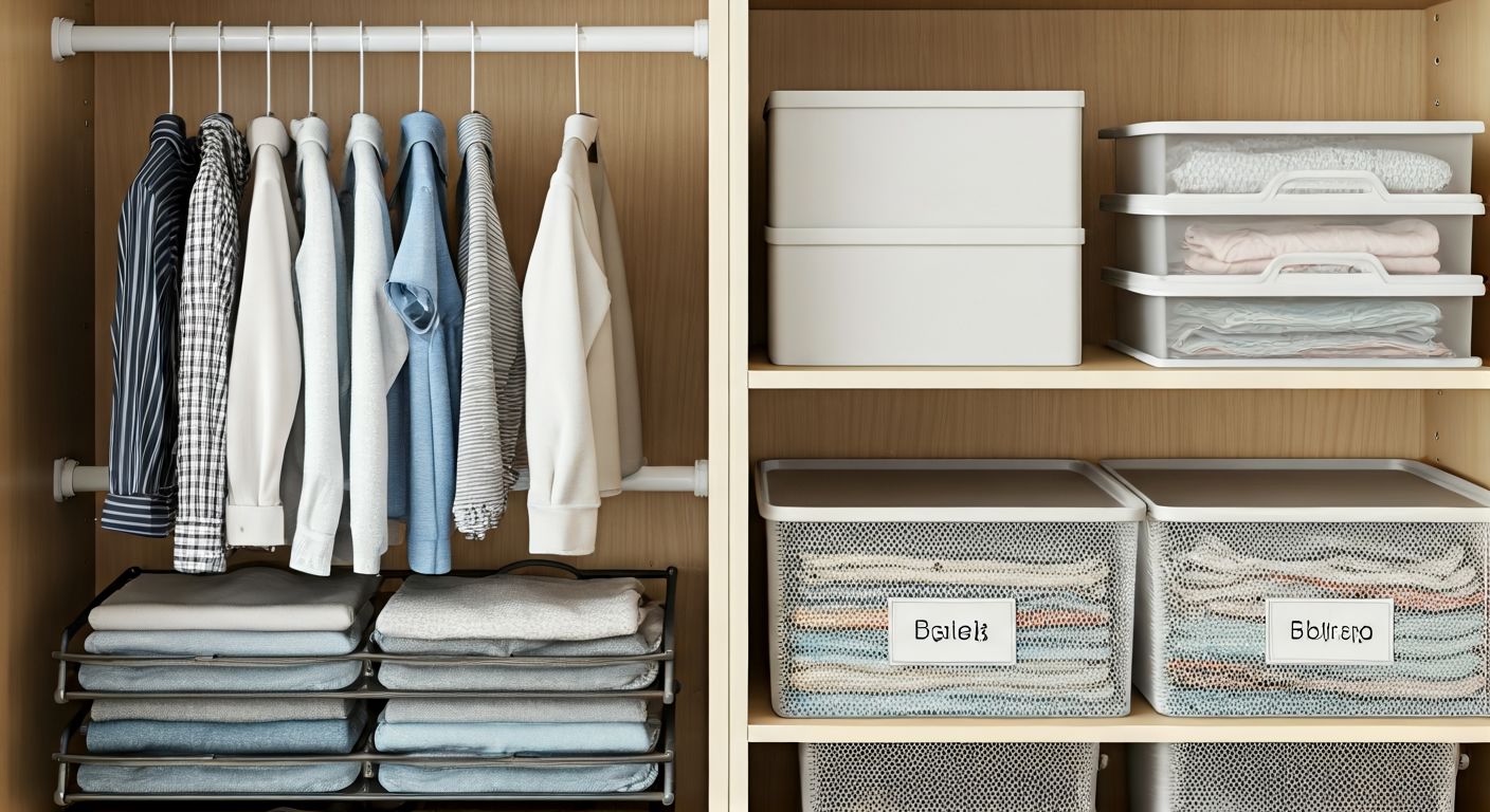 детализация внутреннего наполнения детского шкафа