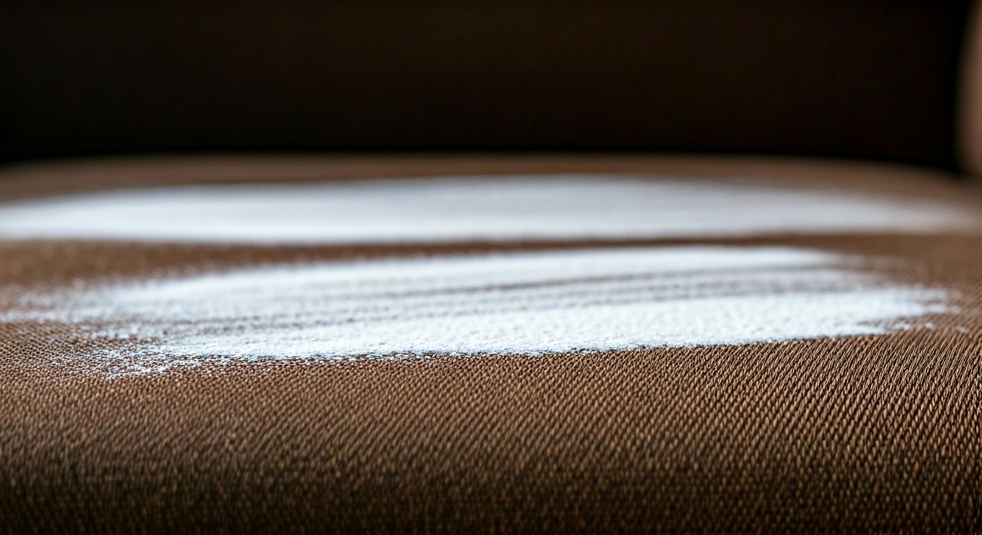 Сода на диване для устранения запаха