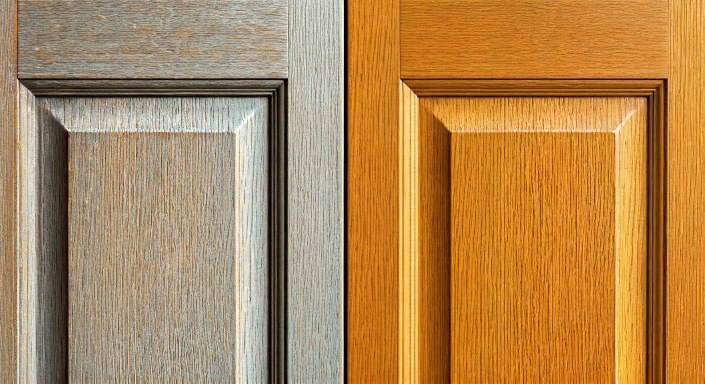 Фрагмент восстановления цвета деревянного фасада