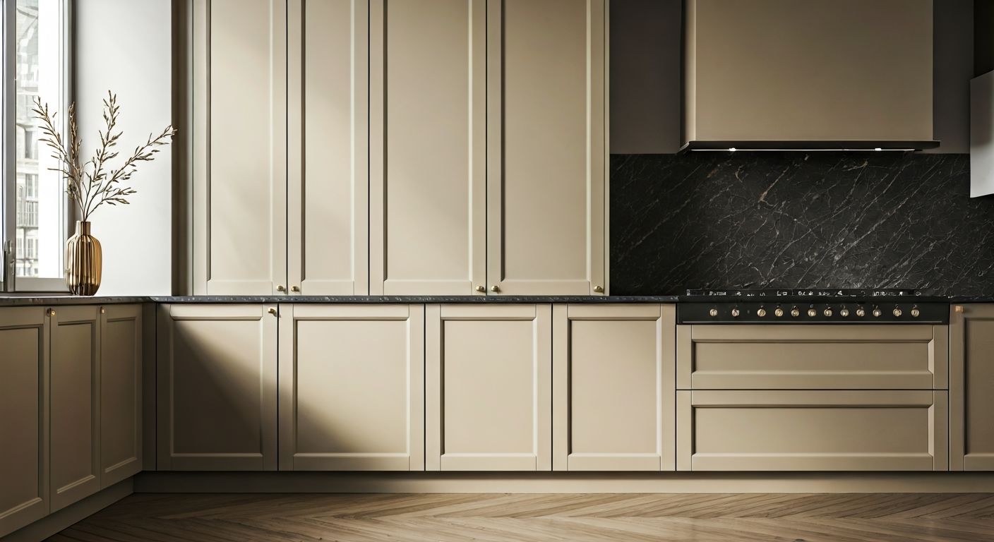 Роскошная кухня со скрытыми коммуникациями