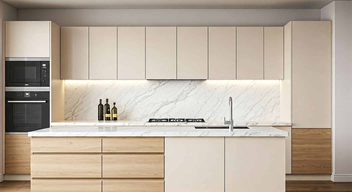 Роскошный кухонный гарнитур с островом