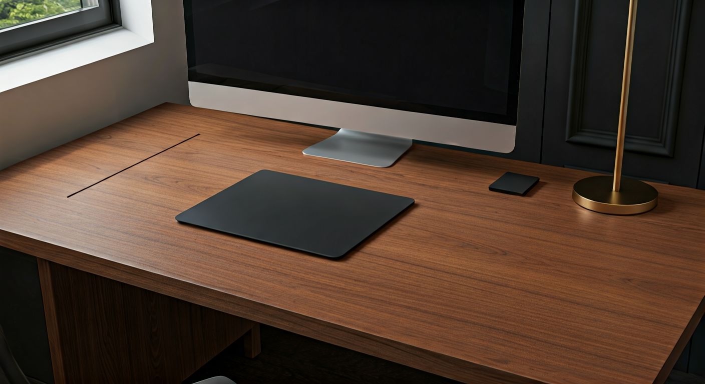 Роскошный письменный стол в домашнем офисе