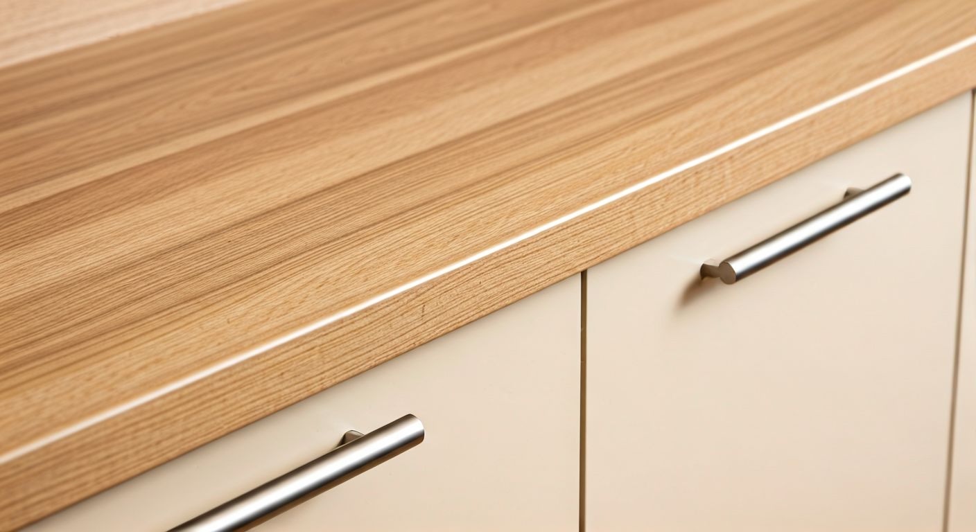 Кухонная столешница под белый мрамор