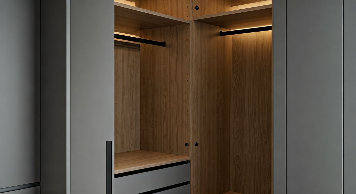 Детали системы хранения и подсветки