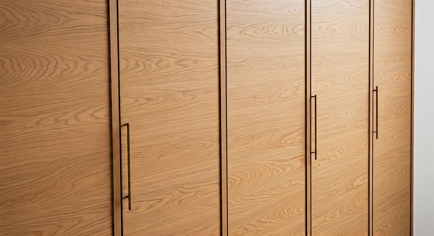 Роскошный встроенный шкаф с щитком