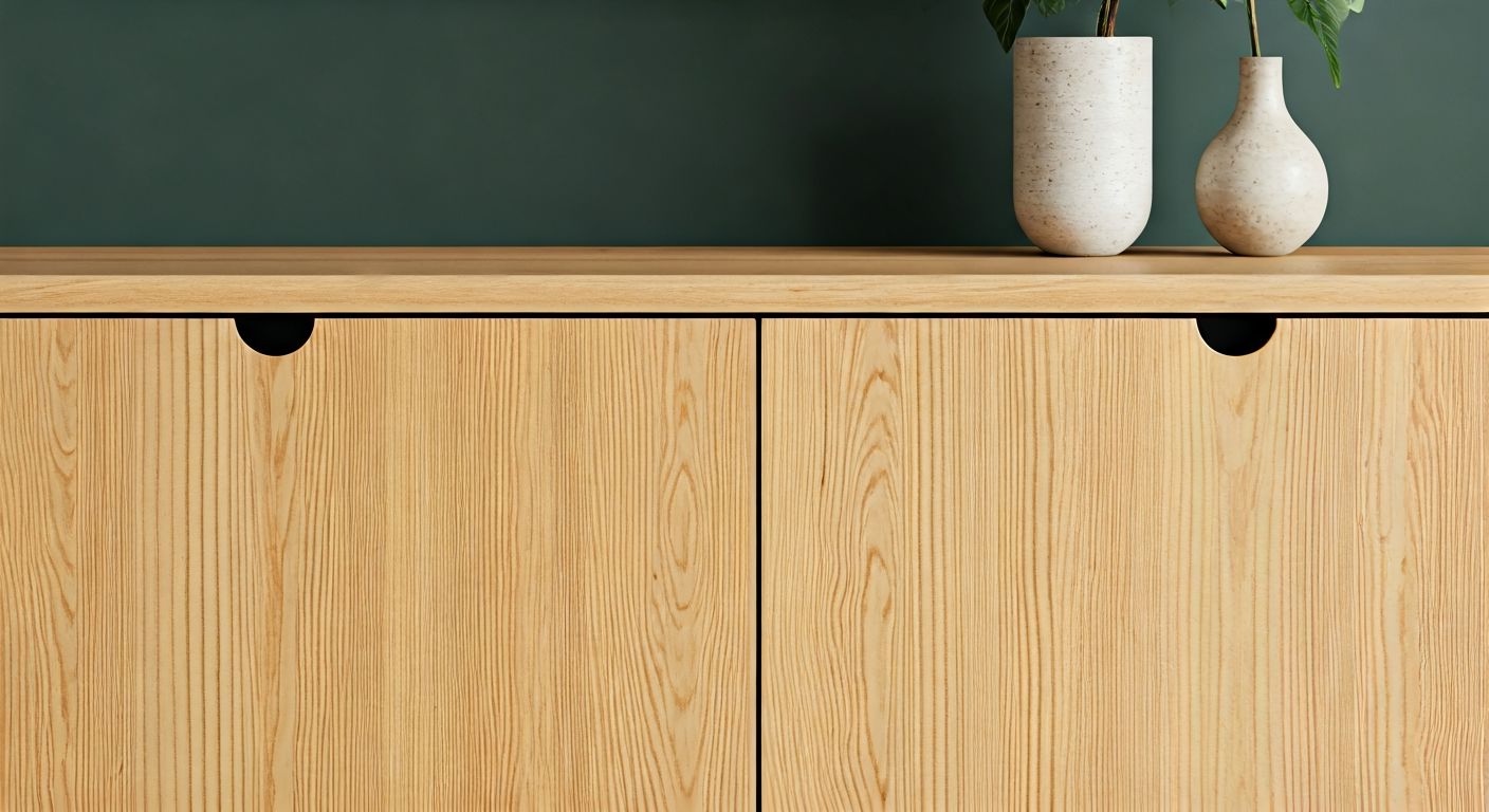 Ниша с МДФ-панелью и вентиляцией