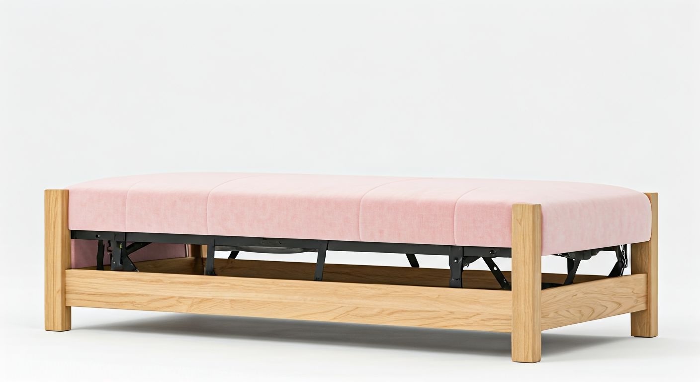 детальный вид механизма дивана-кровати