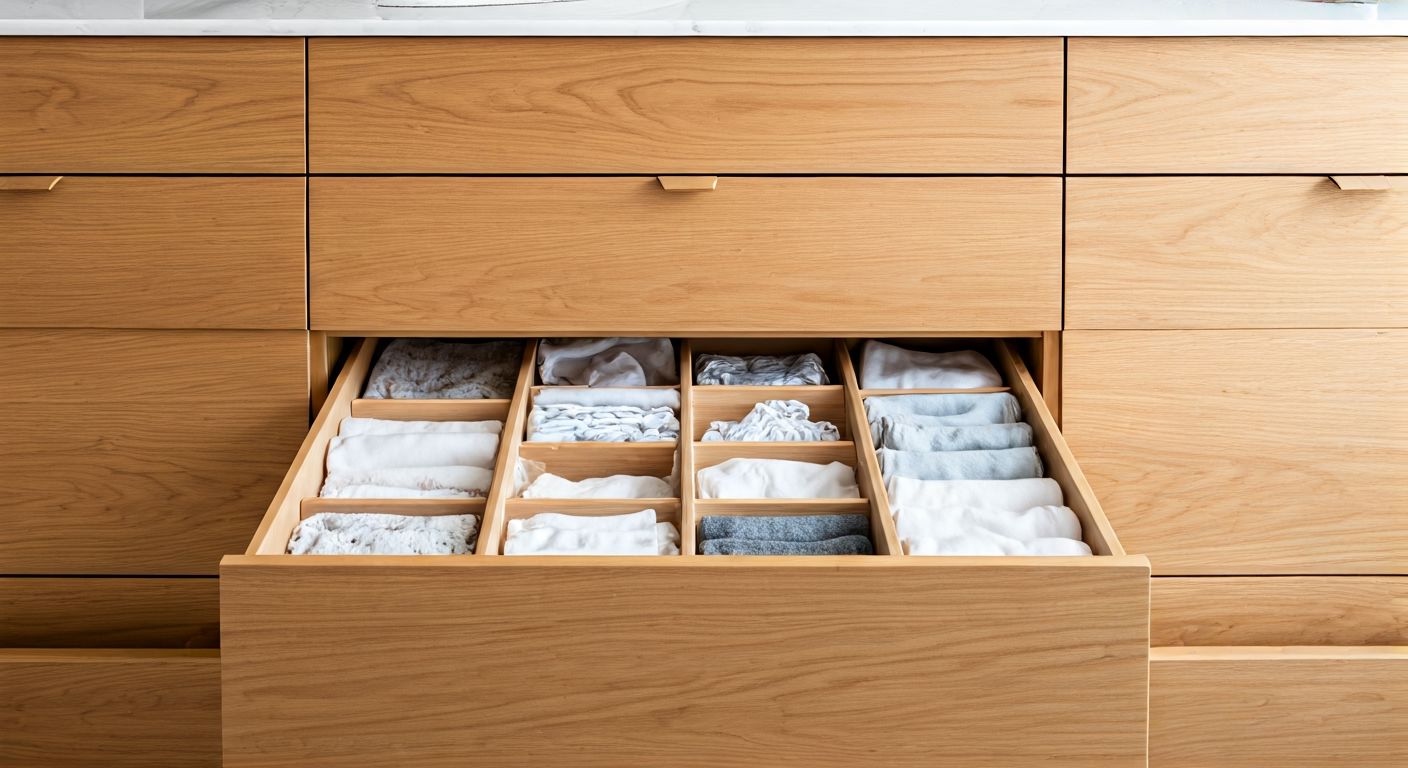 роскошный вид детского комода с одеждой