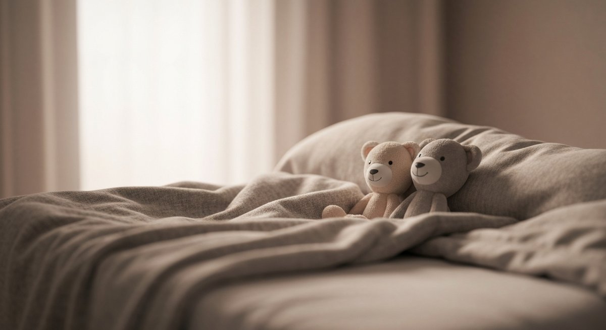 Детальный ракурс детской кровати с плюшевыми мягкими бортиками, подчеркивающий комфорт и защитные элементы.